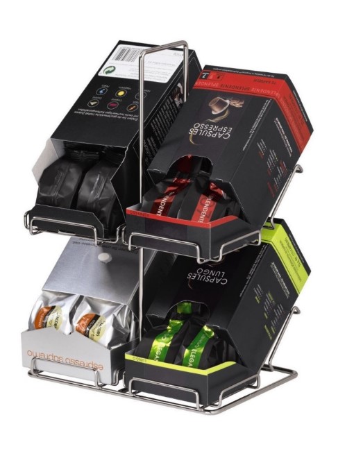Divano capsule stand for various coffee capsule packaging