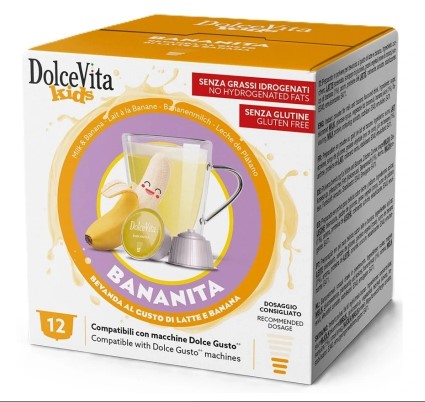Dolce Vita Banana Milk for Dolce Gusto 12 capsules