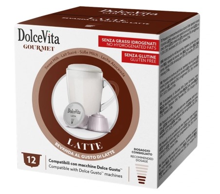 Dolce Vita Milk for Dolce Gusto 12 capsules