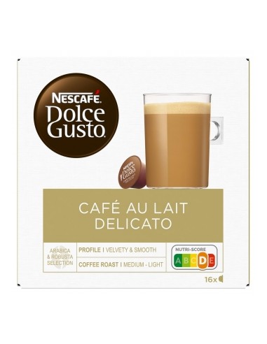DolceGusto Capsules Cafe Au Lait Delicato 16 Capsules
