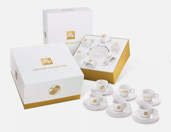 ILLY ORIGINAL Art Limited Edition Gold Cups