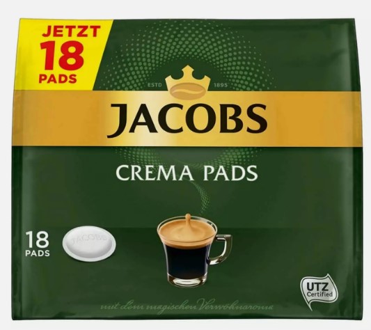 Senseo Pads – Jacobs Crema - 18pcs