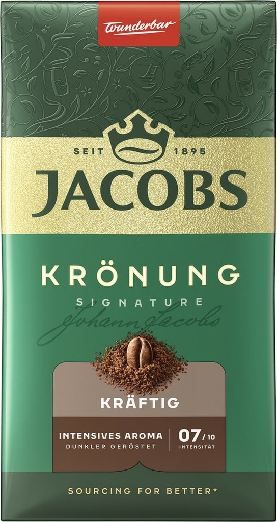 Jacobs Powder Krönung Strong (Kräftig) Ground Coffee 500g