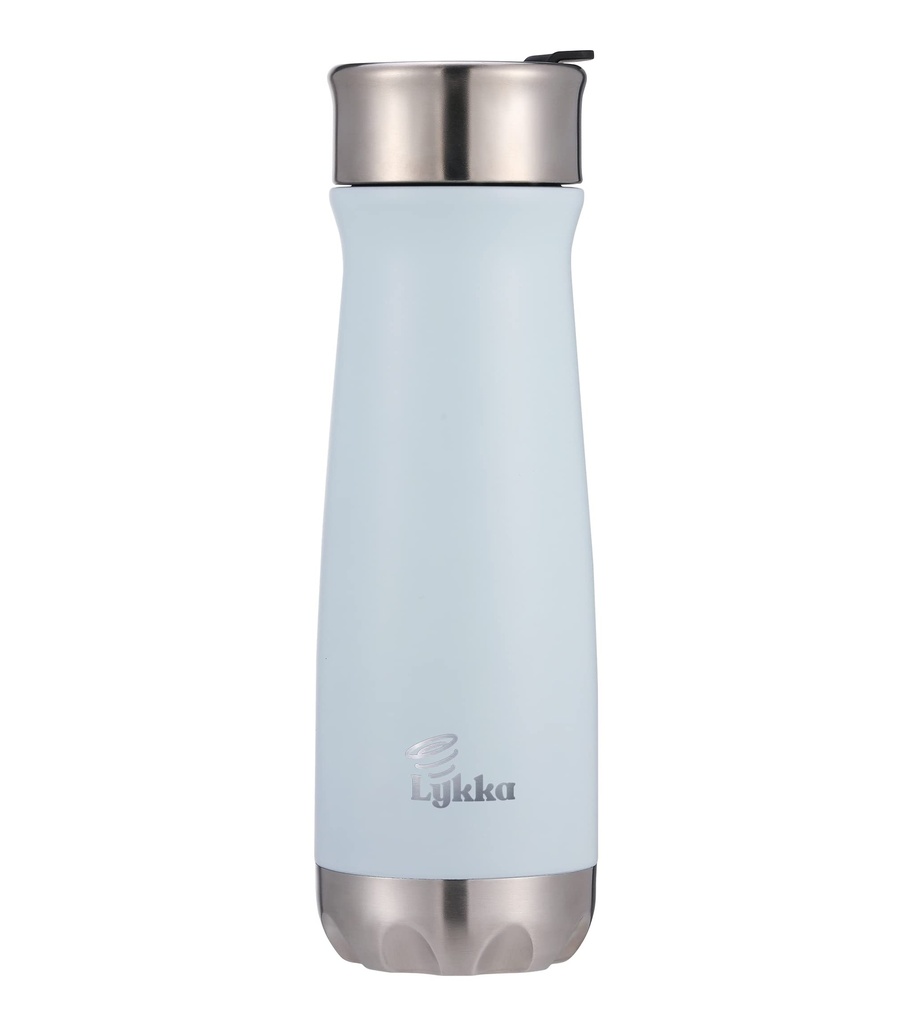 Lykka Vacuum Insulated Water Bottle - (Snowy Blue) 630 ml