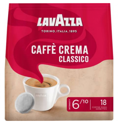 Senseo Pads LAVAZZA CAFFE CREMA CLASSICO PADS 18 NTI.6