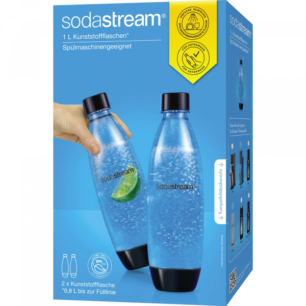 Soda Stream DISHWASHER BOTTLE, 1L - 2pcs