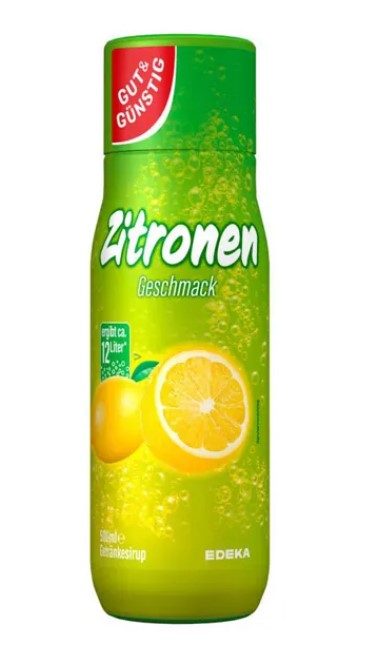 SodaStream Compatible Syrup Lemon Drink (500ml Bottle)