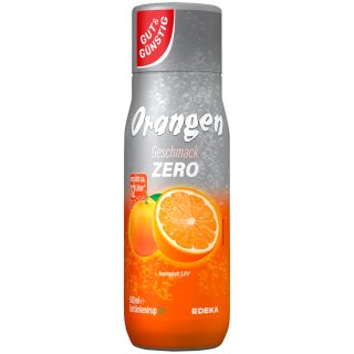 SodaStream Compatible Syrup Orange Zero Drink (500ml Bottle)