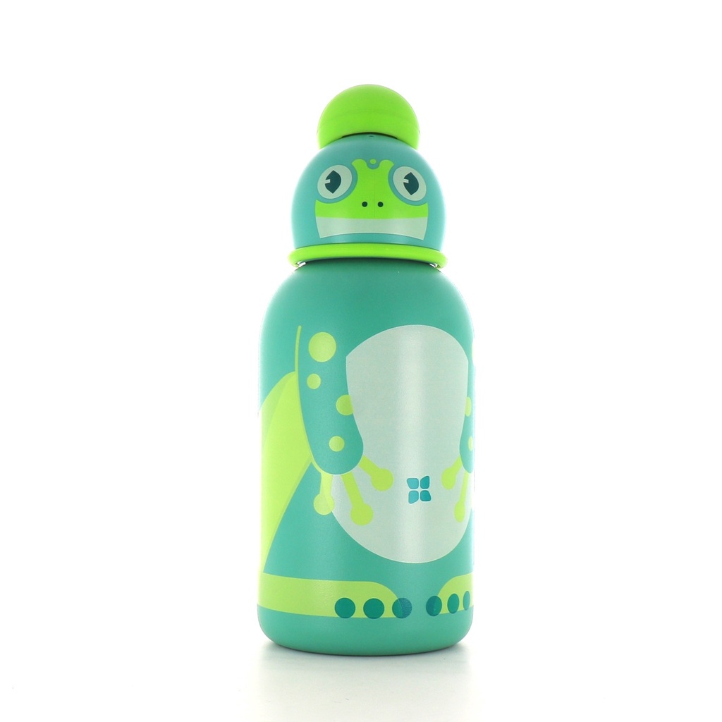 Waterdrop Steel Bottle Green Children's Bottle 400ml