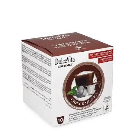 Dolcevita Nespresso Capsule Chocolate With Mint - 10 Capsules