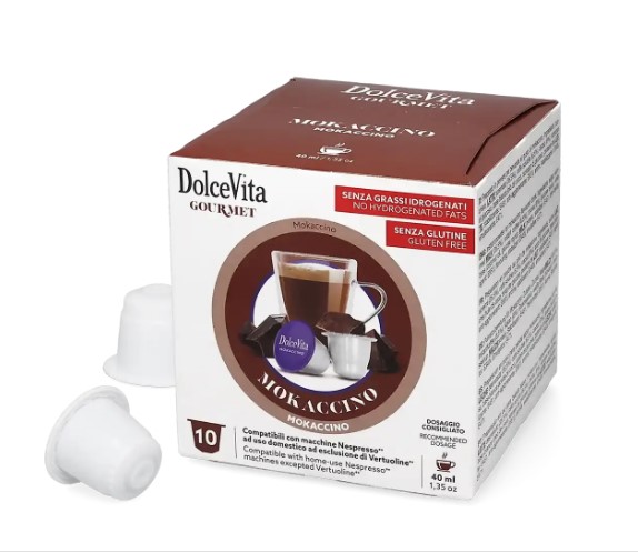 Dolcevita Nespresso Capsule Mokaccino - 10 Capsules