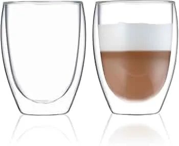 Double Wall Glass Cup capuchino size -normal quality