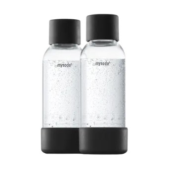 Drinking bottle Mysoda 0.5L 2pcs black