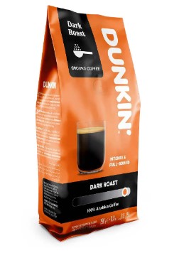 Dunkin Ground Coffee Dark Roast - 250G