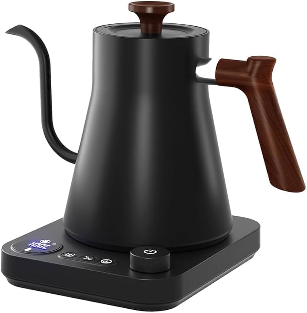 BT - Electric Kettle For V60 Coffee - White & Black