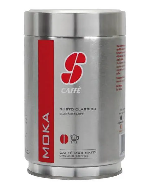Essse Caffe Rosso Espresso Moka Ground Coffee 250g ( Arabica 70% + Robusta 30% )