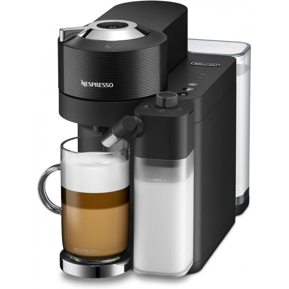 NESPRESSO MACHINE VERTUO LATTISSIM - BLACK - DELONGHI