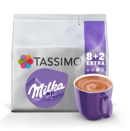 TASSIMO coffee Capsules Milka Hot Chocolate - 10 Capsules
