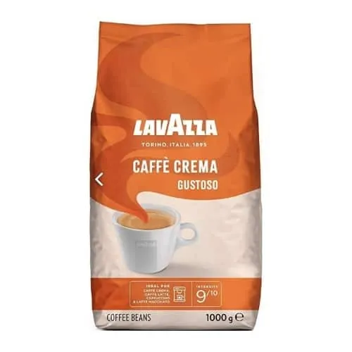 Lavazza - Whole Beans - Caffe Crema Gustoso - 1 Kg (ARABICA 60 - ROBUSTA 40)