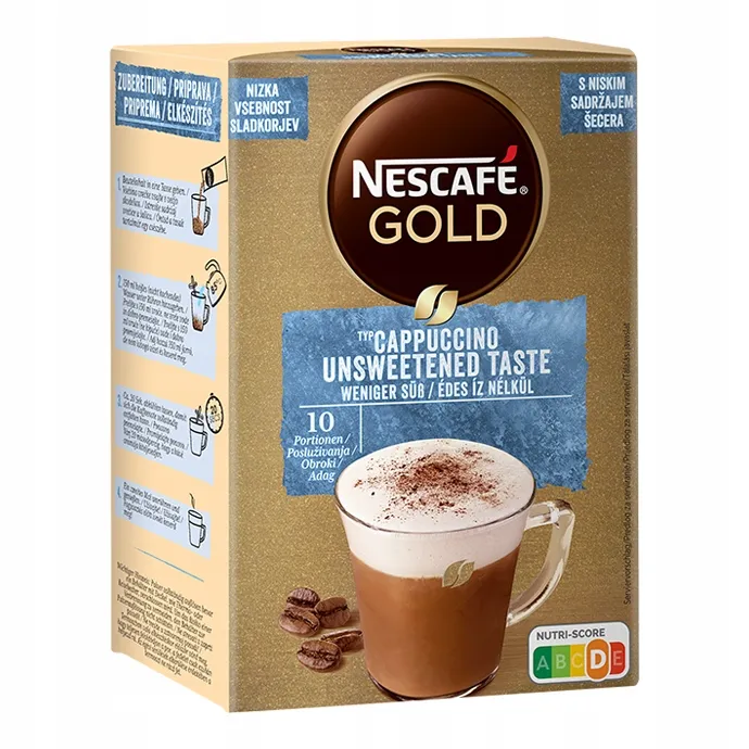 Nescafe Gold Cappuccino Less Sugar