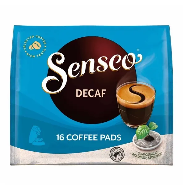 Senseo Pads Decaf Decaffeinated 16 Pads