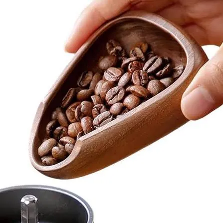 BT - wooden coffeee bean dosing cup