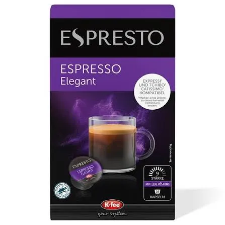 ESPRESTO Espresso Elegant coffee capsules  K-fee®