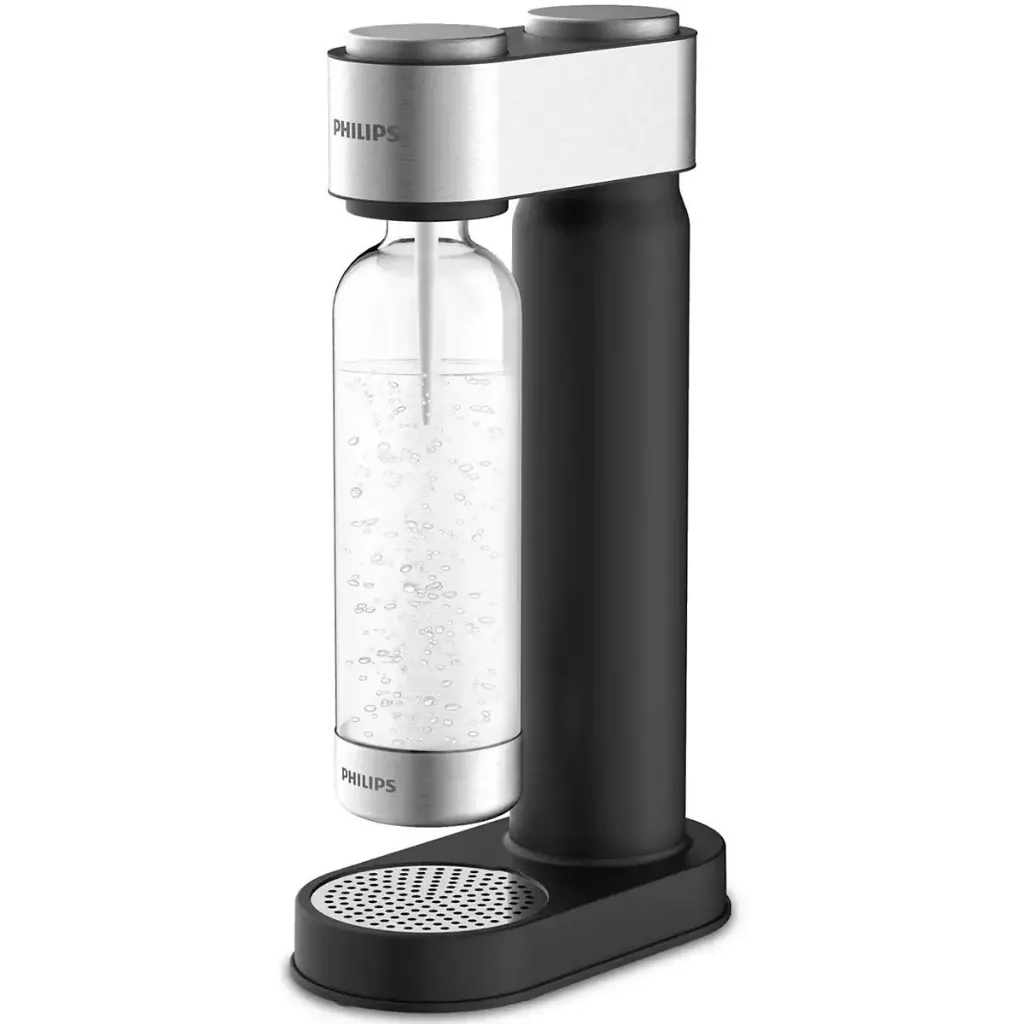 Philips GoZero Soda Maker - Black & Stainless Steel