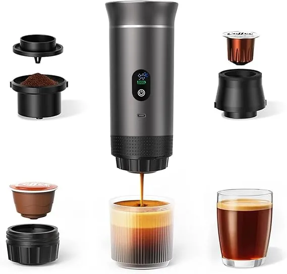 CoffeeGo 3-in-1 Portable Espresso Machine