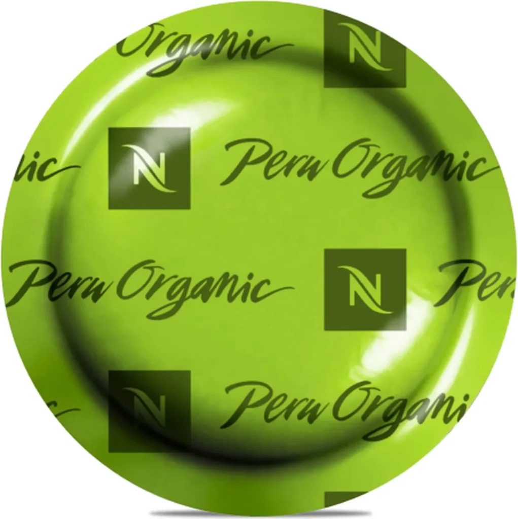 Nespresso Pro Peru Organic Coffee Capsules – 50 Pieces – Value Pack for Professional Use