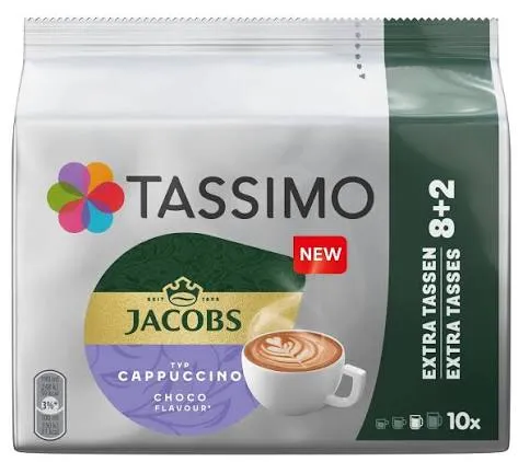 TASSIMO coffee Capuccino Choco - 10 Capsules