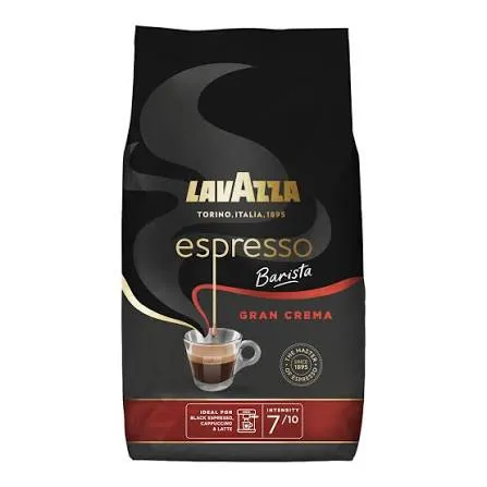 Lavazza - Whole Beans - Barista gran Crema - 1 Kg (ARABICA 70 - ROBUSTA 30)