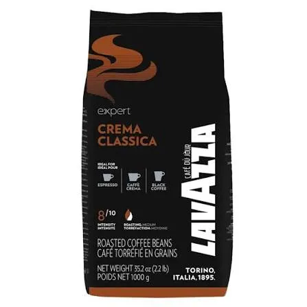 Lavazza - Whole Beans - Expert Crema Classico - 1 Kg (ARABICA 40 - ROBUSTA 60)