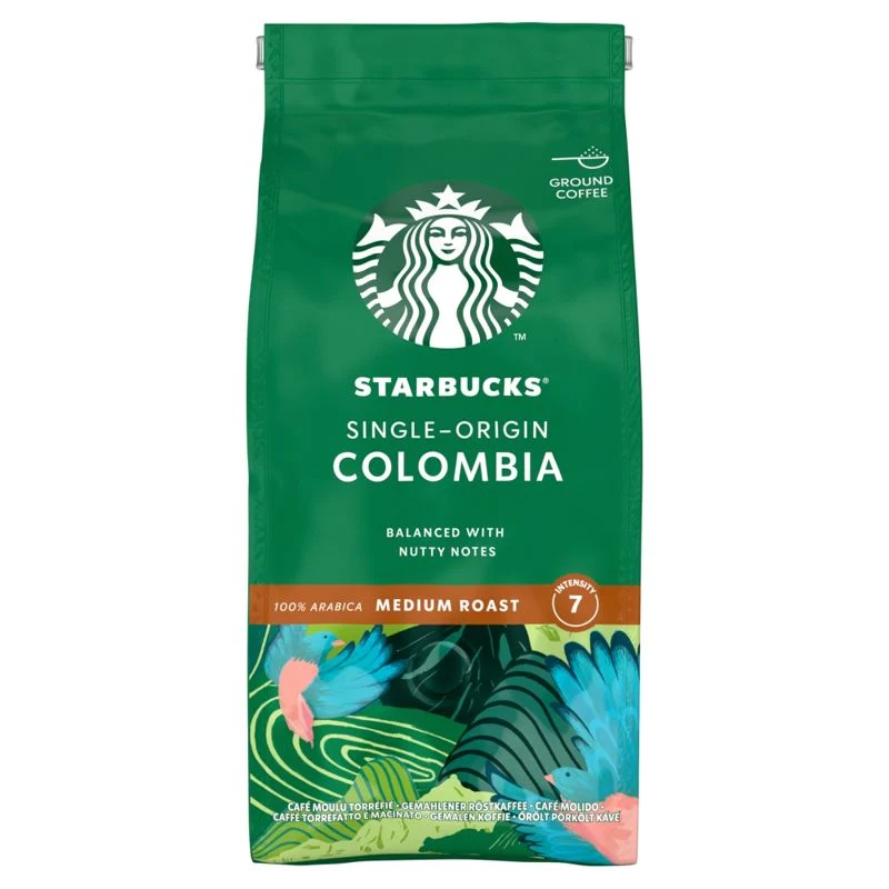 Starbucks Colombia Medium Roast Gound Coffee 200g