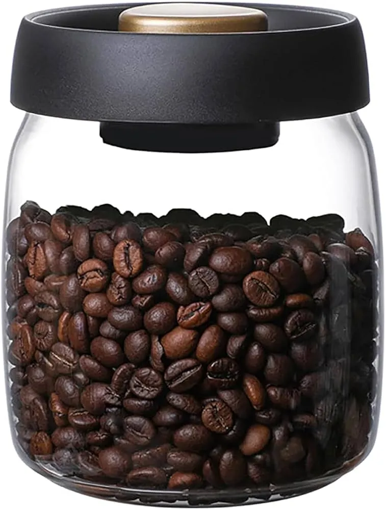 Coffee Bean Storage Glass Container-300g