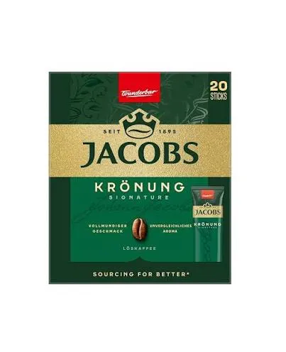 Jacobs Kronung Instant Coffee Stick 20pcs