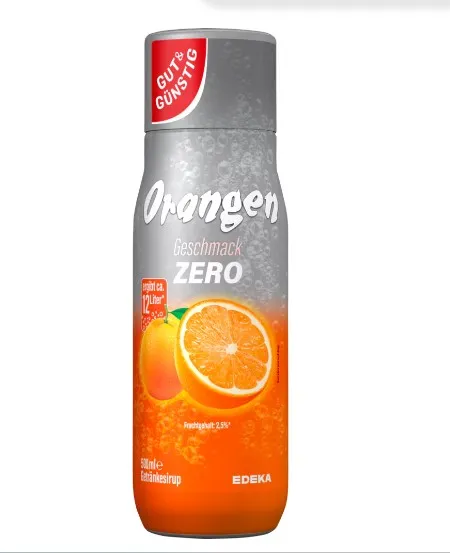 Orange Zero Drinking Syrup – GUT&GÜNSTIG – 500ml