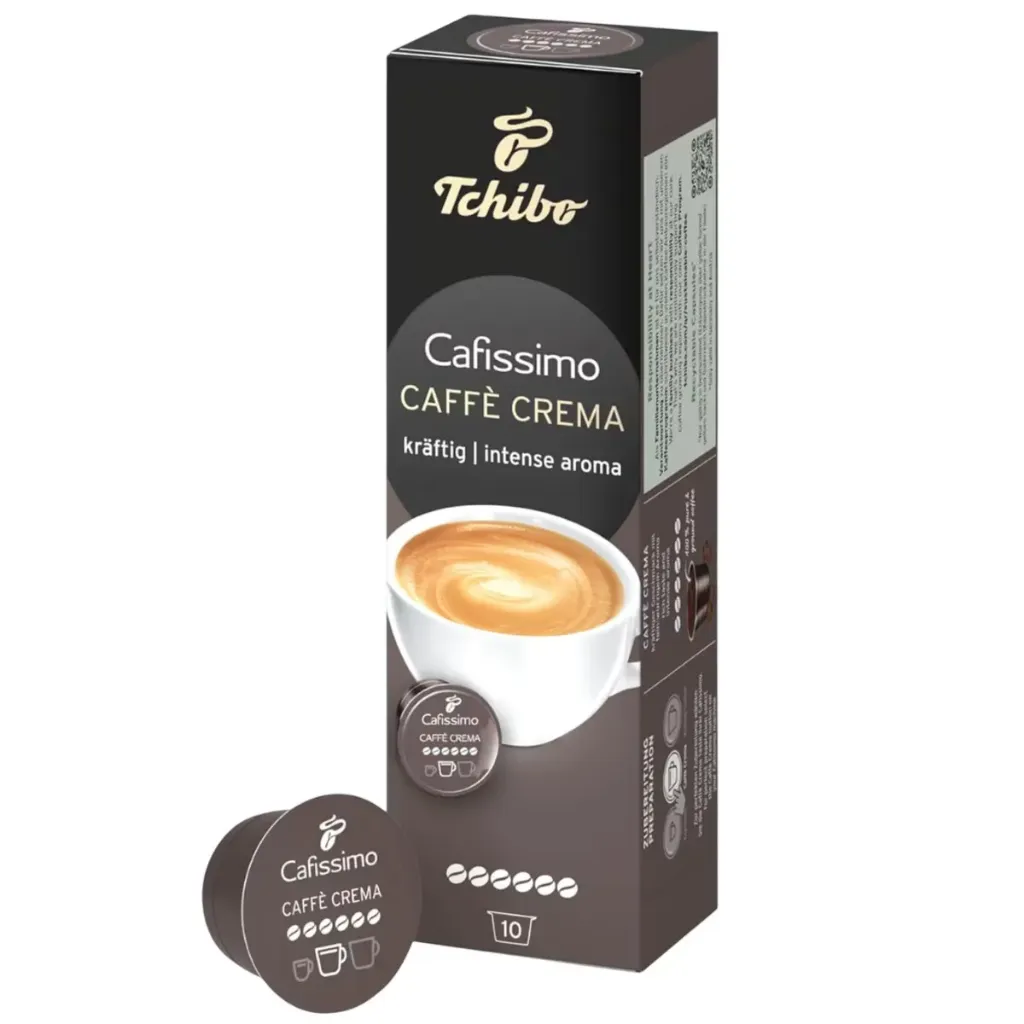 Capsule Tchibo Cafissimo Caffe Crema Kraftig, 10 capsule