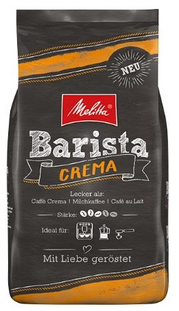 Melitta Barista Coffee Bean, Crema,Int 3, 1000g