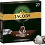 JACOBS COFFEE CAPSULES, NESPRESSO, ESPRESSO 10, 20 CAPSULES