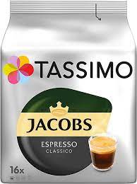 TASSIMO COFFEE CAPSULES, Jacobs Espresso Classico, 16 capsules