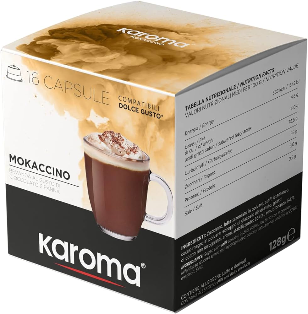 Karoma Mokaccino dolce gusto 16 capsules