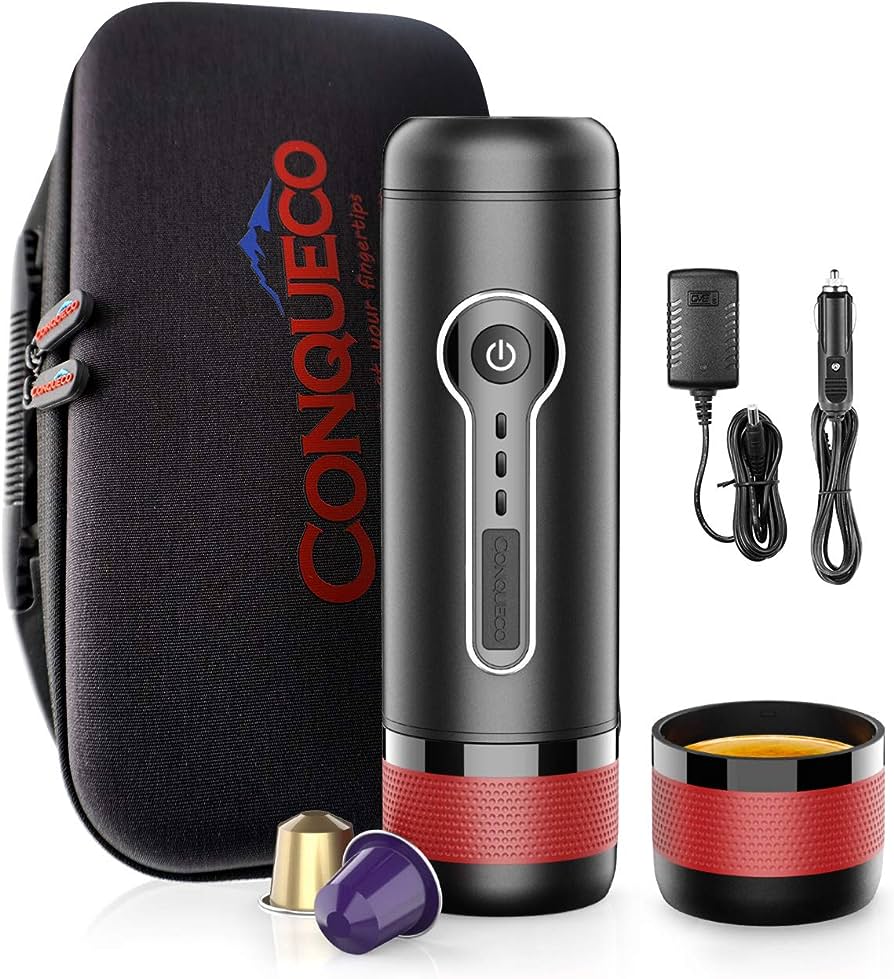 Conqueco Coffee Portable Espresso Machine Capsul Nespresso 15-18 bar - Bag