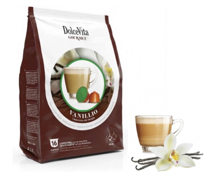 Vanilla Cappuccino Dolce Vita 16 Capsules