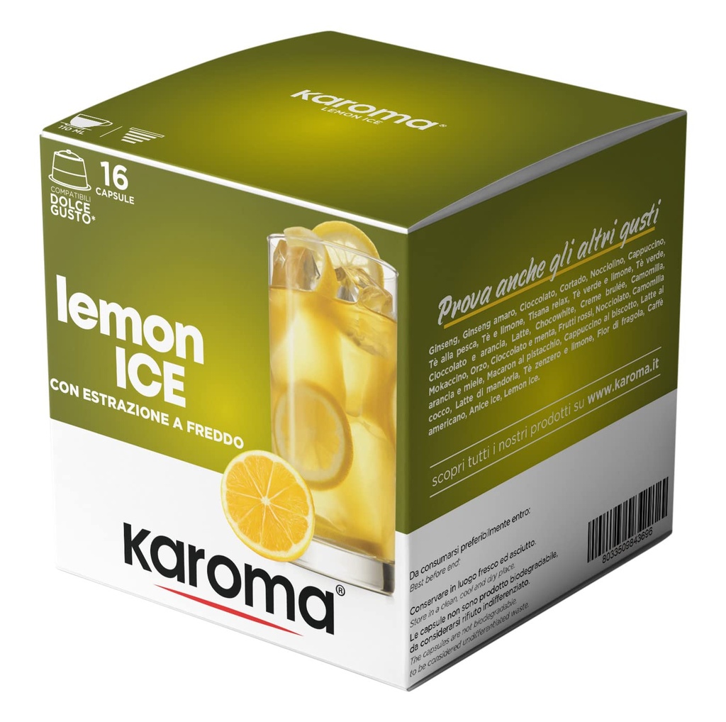 Karoma lemon ice  dolce gusto 16 capsules