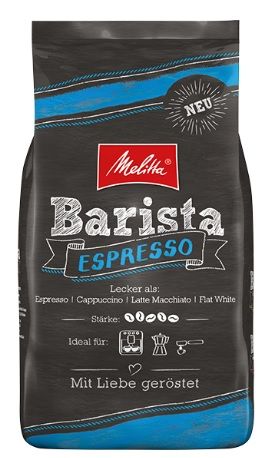 Melitta Barista Coffee Bean, Espresso,Int 5, 1000g