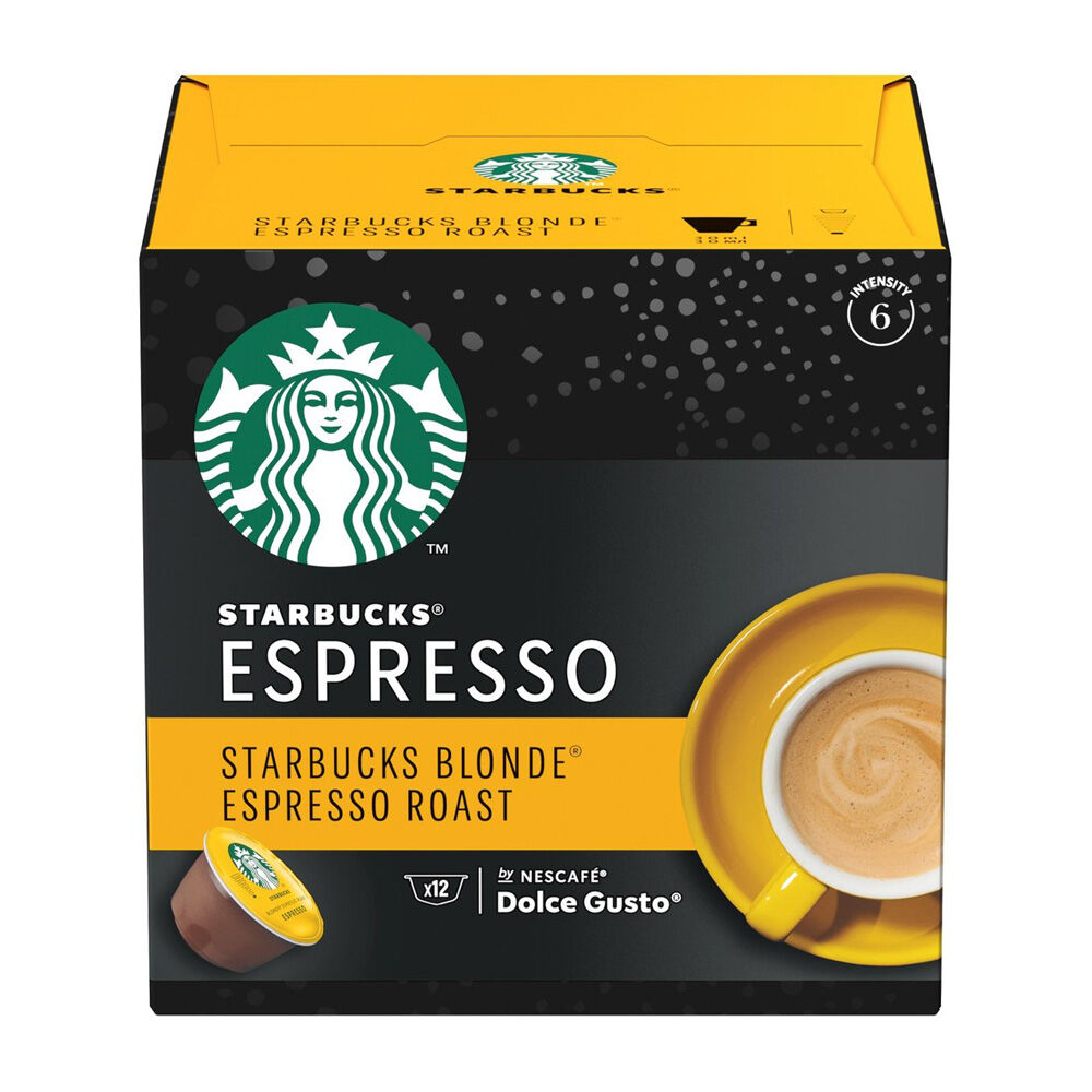 StarBucks Dolce Gusto espresso roast blonde 12 capsules