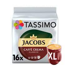 TASSIMO COFFEE CAPSULES, Jacobs Caffe Crema Classico, 16 capsules