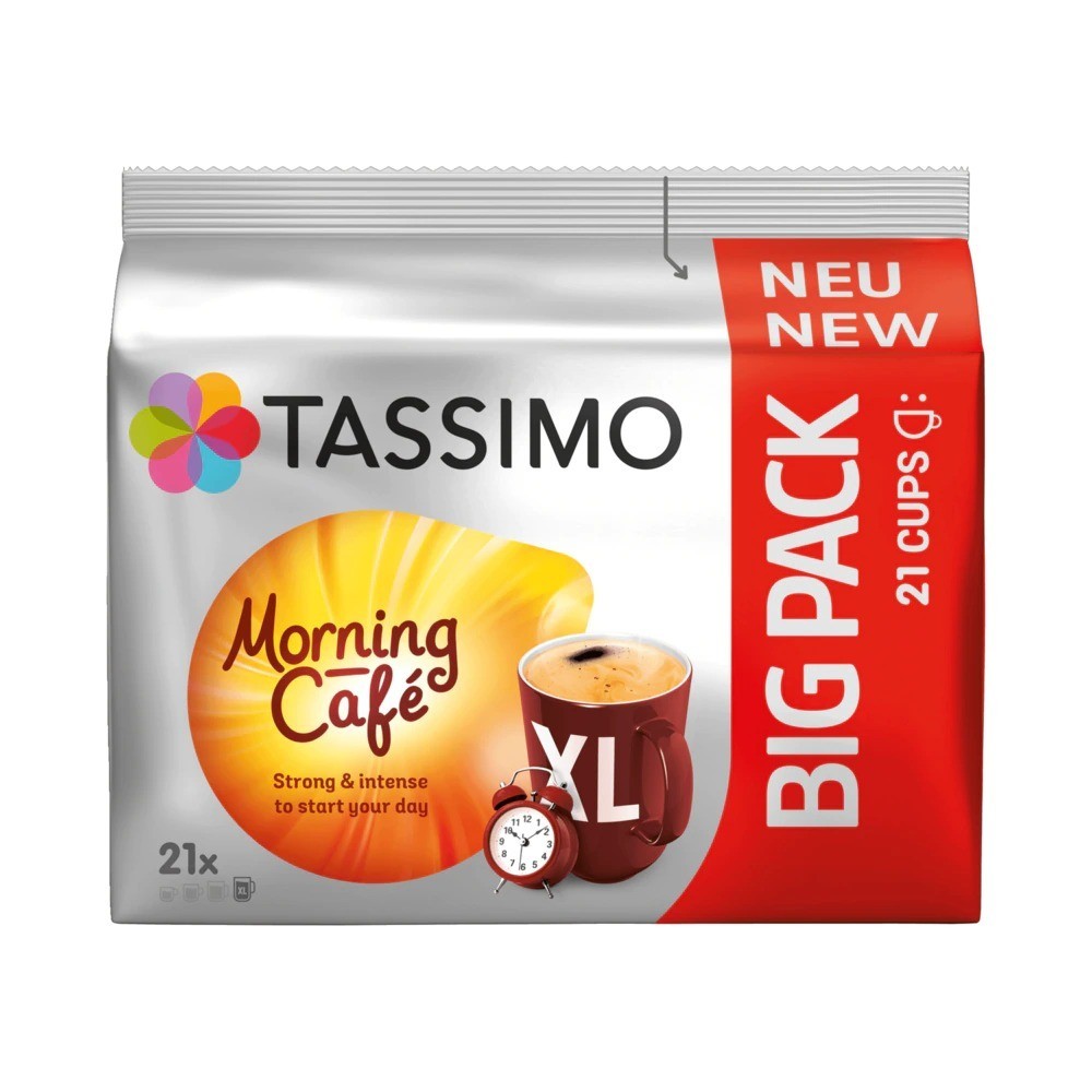 TASSIMO COFFEE CAPSULES, Morning Cafe 21 capsules