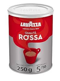 LavAzza Qualita Rossa Coffee Powder 250g Can,Int 5